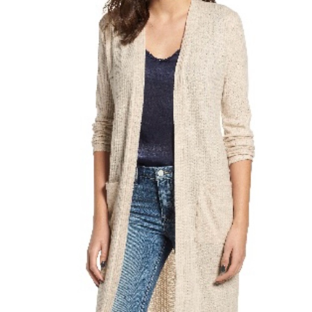 Socialite Cream Knit Cardigan Sweater
